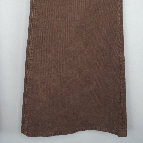 New AG Angeline Corduroy Mid Rise Flare Jeans in Sulfur Bitter Chocolate sz 33 - Picture 9 of 16